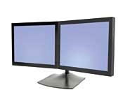 Ergotron DS100 Dual-Monitor Desk Stand, Horizontal (33-322-200)